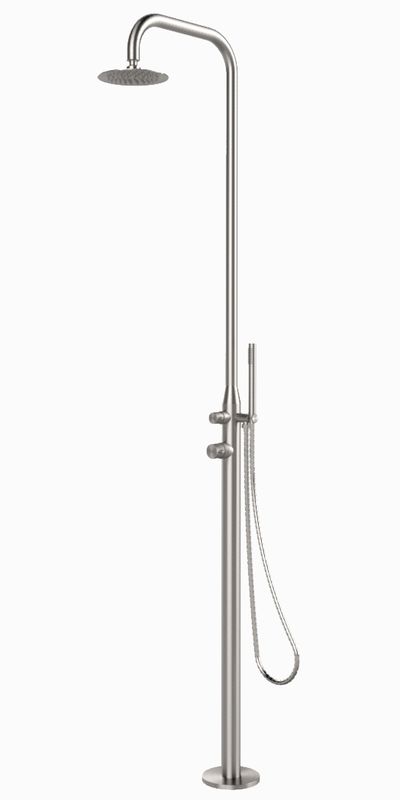 Eichenwald Ideal Außendusche Juist Edelstahl V2A/schwarz 706599