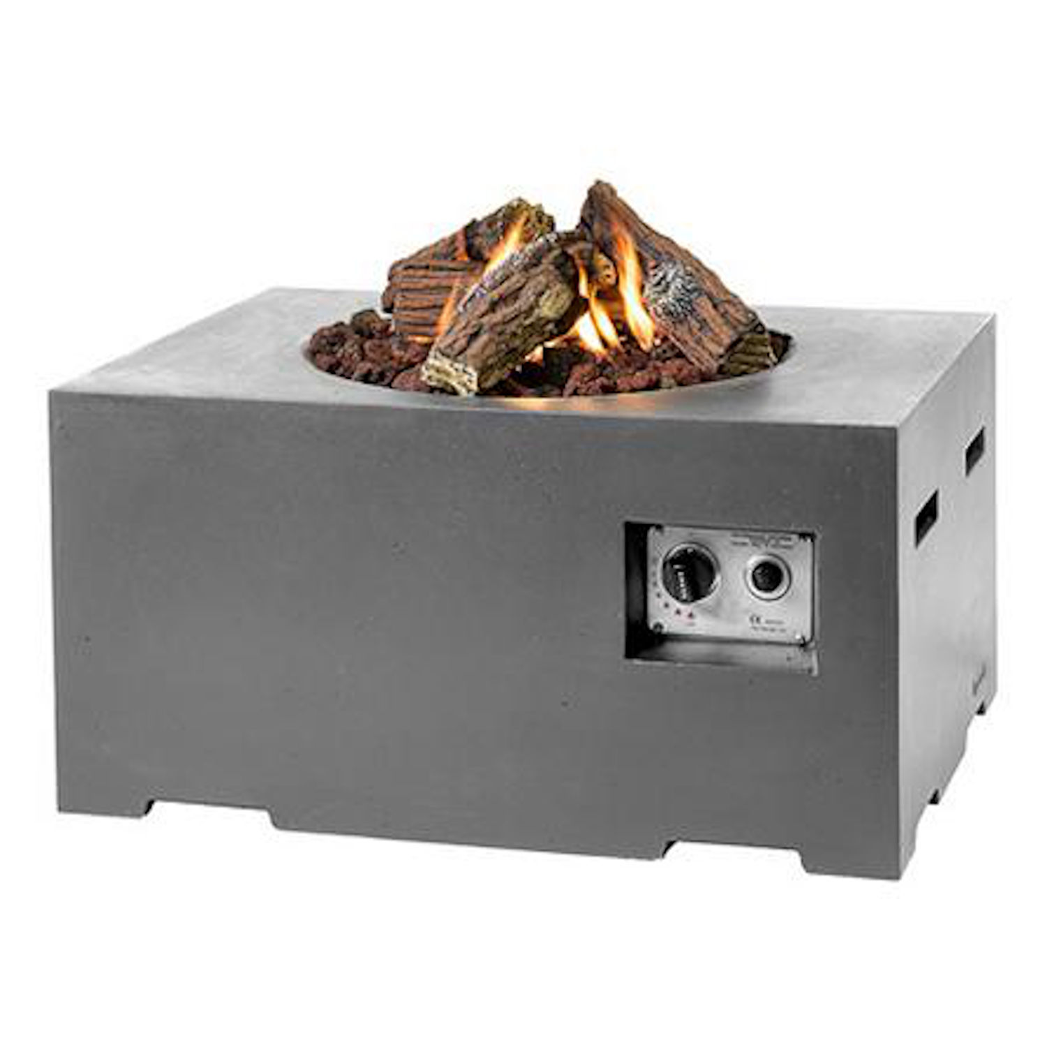 Happy Cocooning Mania Feuertisch Komplettset Gartenfeuer ca. 5 kg Lavasteine