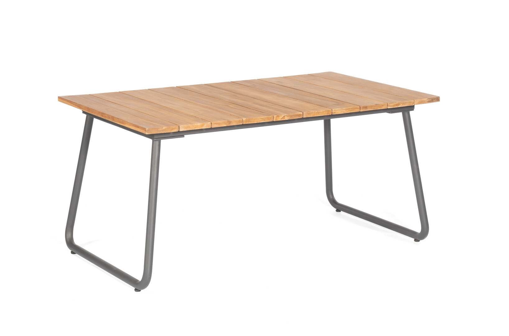 Sonnenpartner Lounge-Tisch Woodland 160x90 cm Aluminium mit Teak Loungetisch