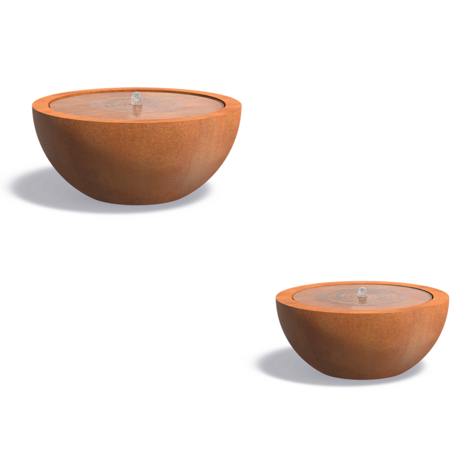 Adezz Bayou aus Corten-Stahl Wasserelement Inkl. Pumpe, Brunnen und LED-Beleuchtung Adezz Bayou aus Corten-Stahl Wasserelement Inkl. Pumpe, Brunnen und LED-Beleuchtung