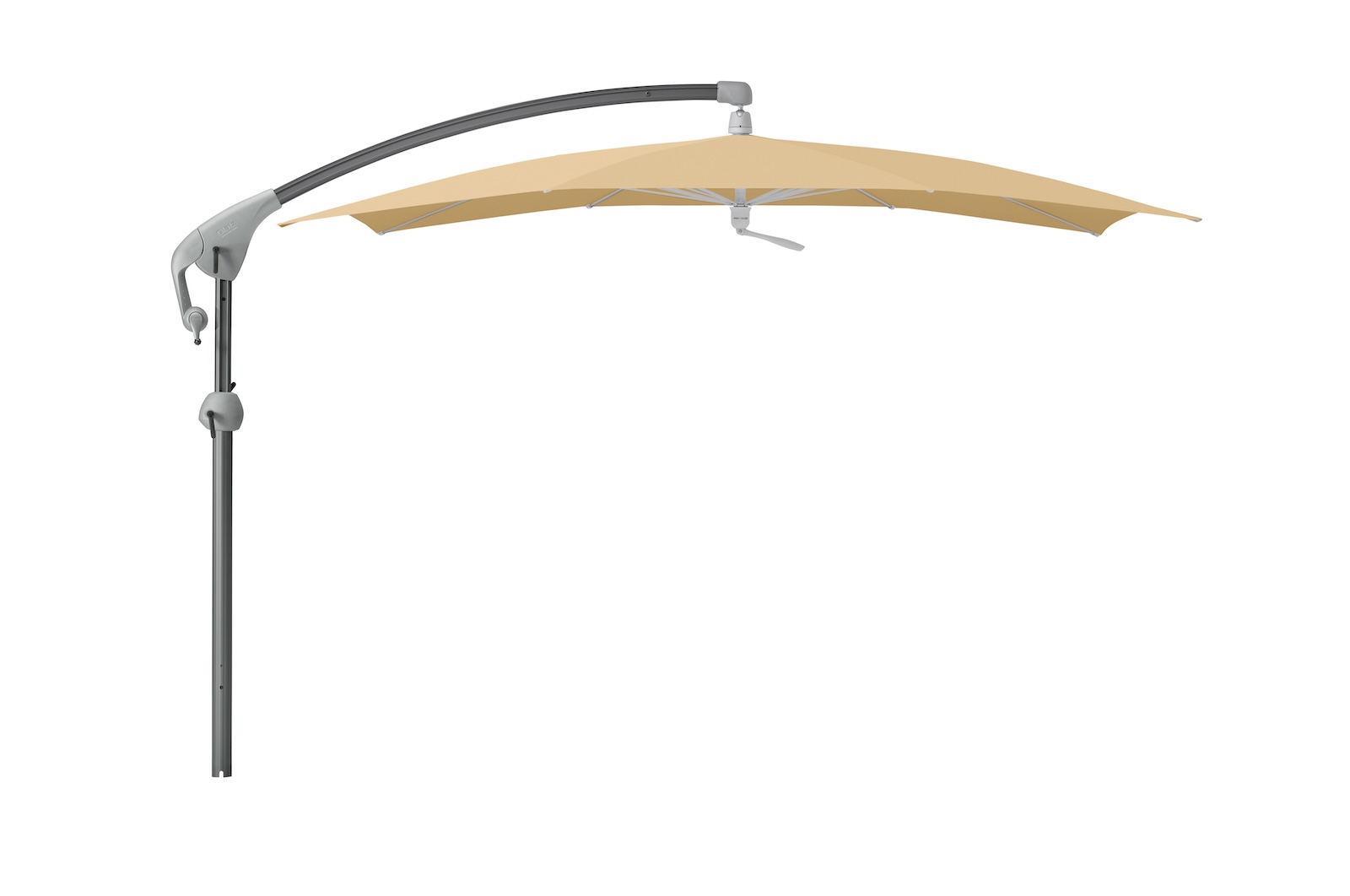 GLATZ Sonnenschirm PENDALEX® P+ rechteckig 285 x 230 cm Stoffklasse 5 in 27 Farben wählbar Seitenmast