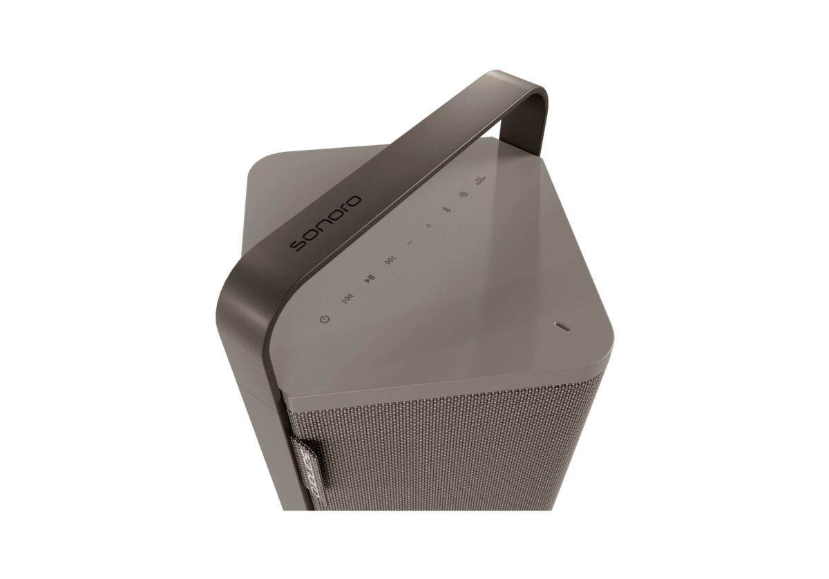 sonoro Vibes L Tragbarer Outdoor Bluetooth Lautsprecher mit HiFi-Klang Tan