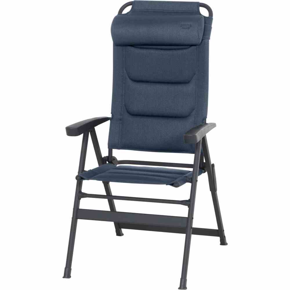 Siena Garden Campingsessel PREMIUM, 6-fach verstellbar, 67,5 x 61 x 121 cm anthrazit M31070