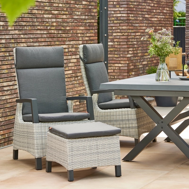 Siena Garden Dining Move Corido SE Sessel Alu, Geflecht, inkl. Kissen