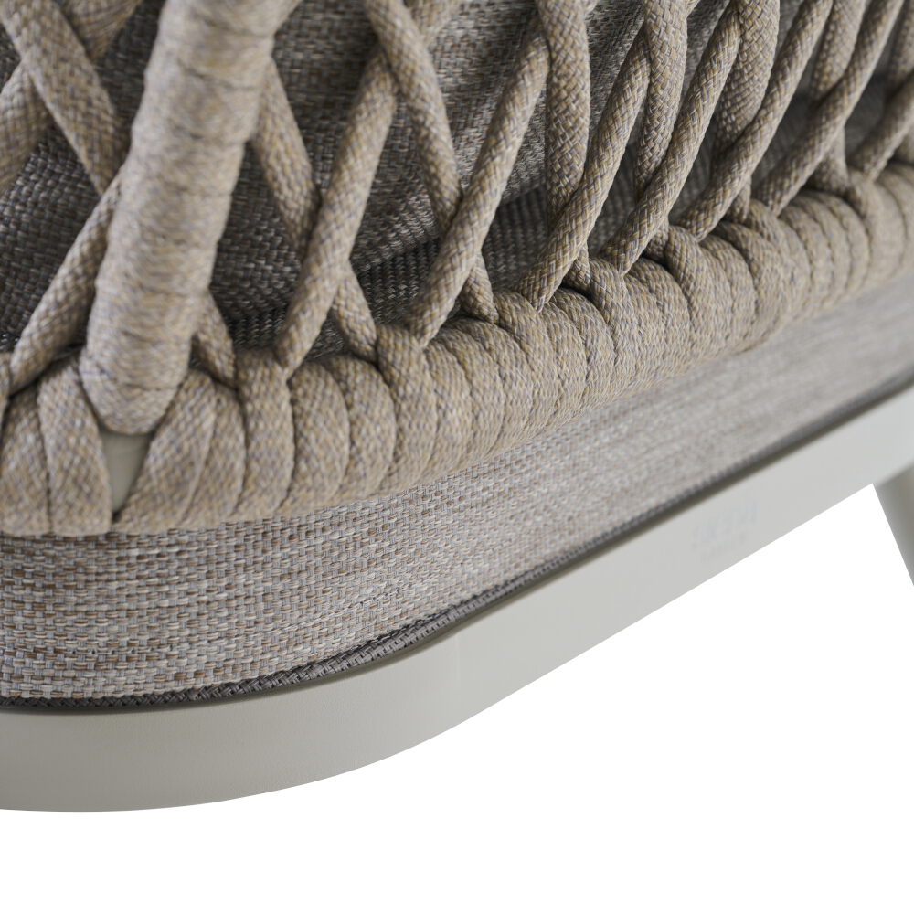 Siena Garden Chester Comfort+ Sessel matt seidengrau/taupe-grau