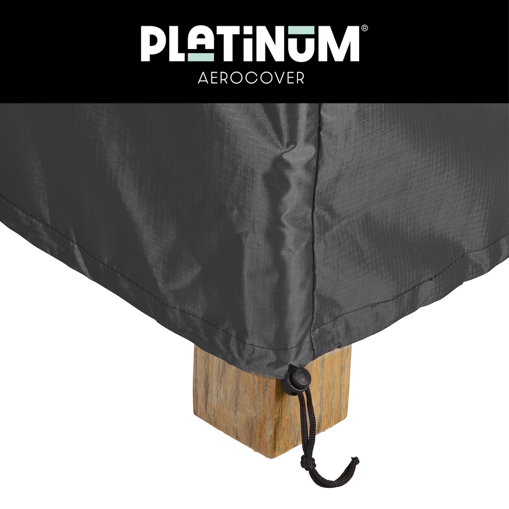 AeroCover Schutzhülle für rechteckige Lounge-Sets Schutzhaube 180 x 150 x H 85 cm