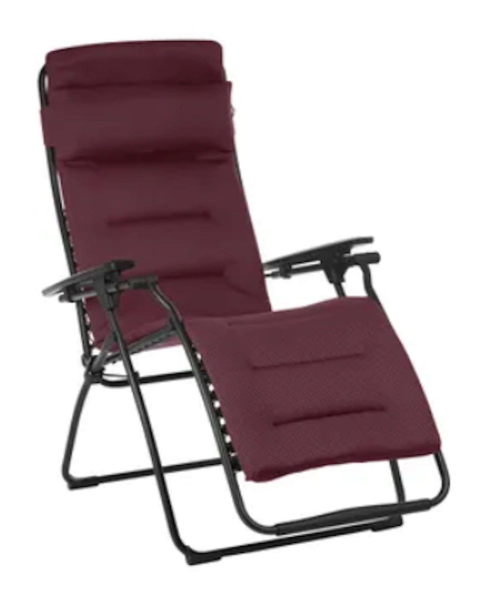 Lafuma Gepolsterte Zero-Gravity-Relaxliege Futura AirComfort® Rouge Bordeaux LFM3120.3186