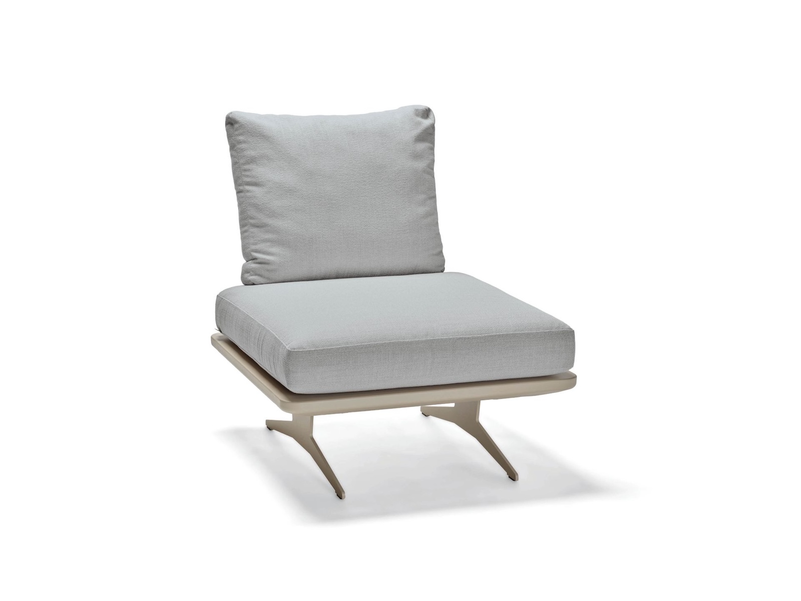 Stern Enya Lounge-Set 7-teilig Greige/Perlgrau Lounge-Bank Lounge-Tisch Eckmodul Mittelelement