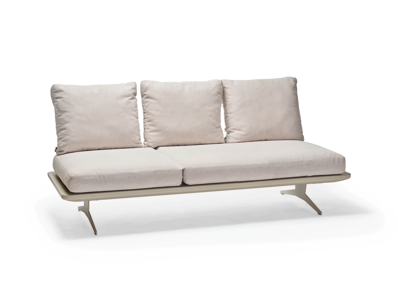 Stern Enya Lounge-Set 7-teilig Greige/Vanilla Lounge-Bank Lounge-Tisch Eckmodul Mittelelement
