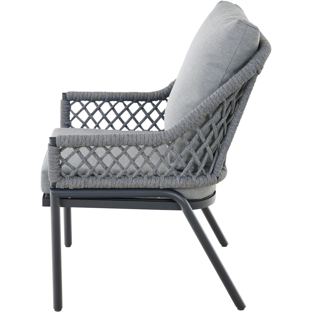 Siena Garden Chester Comfort+ Sessel anthrazit/grau