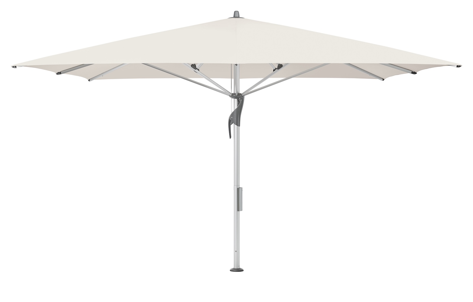 GLATZ Sonnenschirm FORTELLO® rechteckig 400 x 300 cm Farbe 453 Vanilla Mittelmastschirm inkl. Akku-Pack