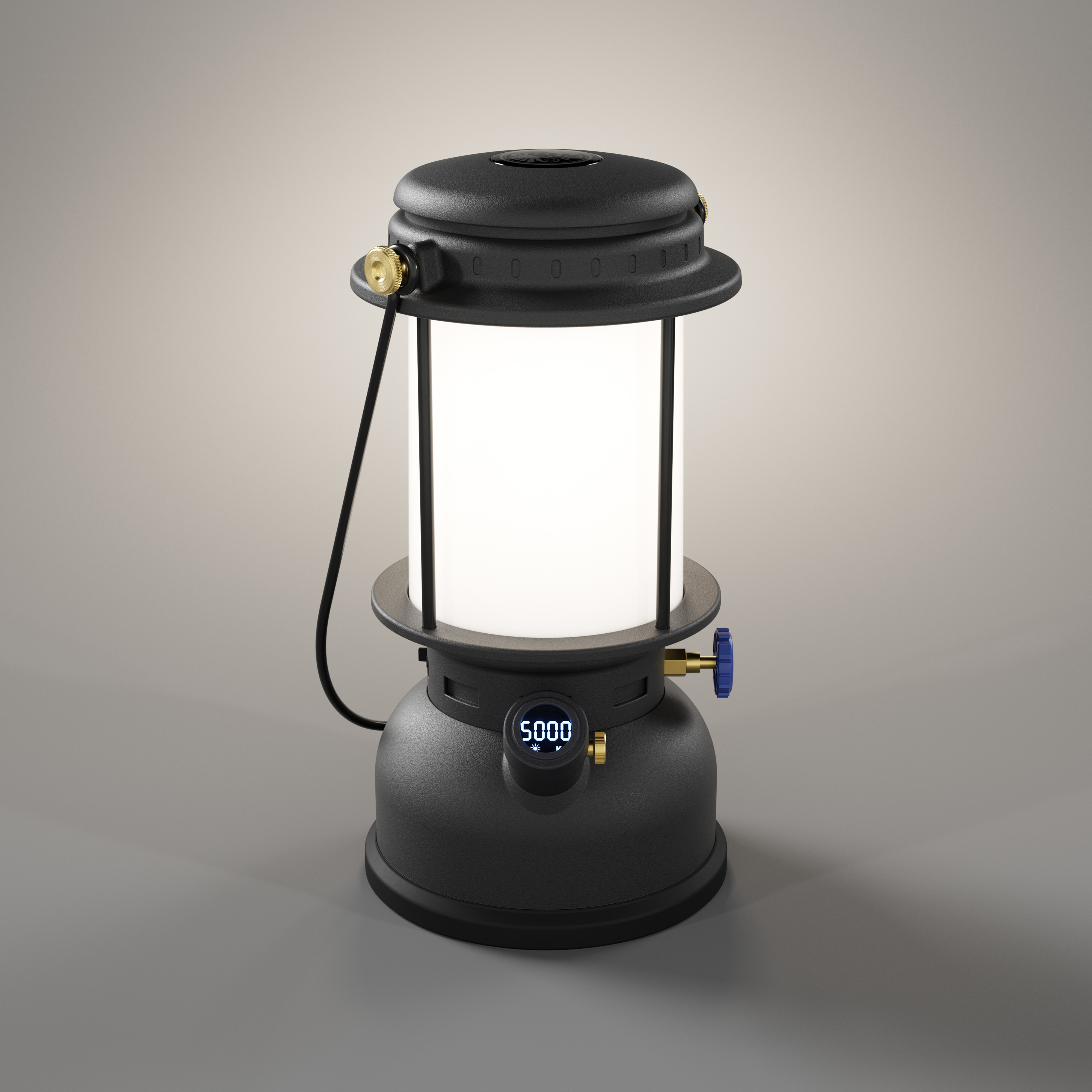 Petromax LM500 LED Laterne Schwarz Set inklusive Akku und Tasche PX-LM500 + PX-18650-BAT + LM500-BAG