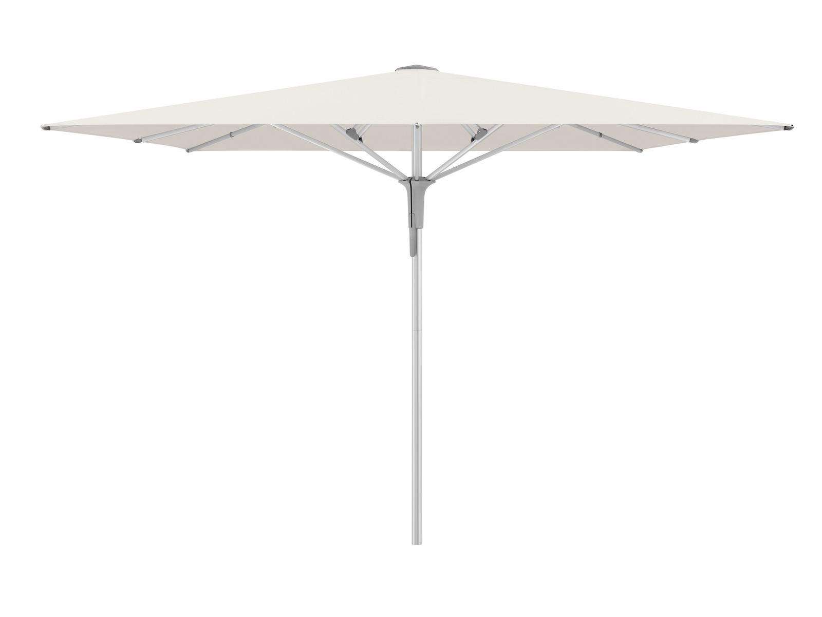 GLATZ Sonnenschirm FORTERO® Pro quadratisch 350 x 350 cm Farbe 453 Vanilla Mittelmastschirm