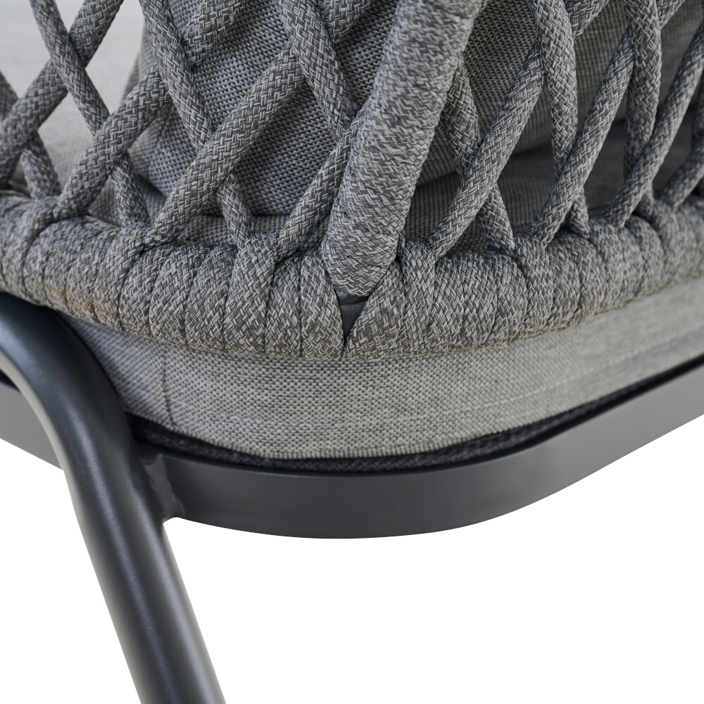 Siena Garden Chester Comfort+ Sessel anthrazit/grau