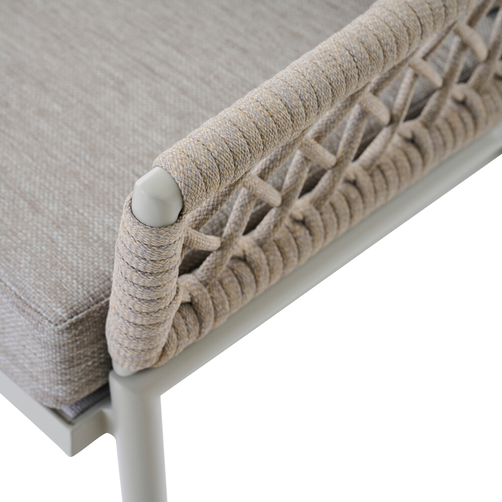 Siena Garden Chester Comfort+ Sessel matt seidengrau/taupe-grau
