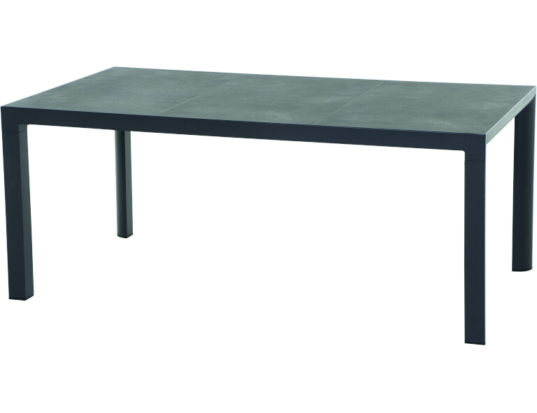 Siena Garden Dining Tisch London 180x100x74 cm Aluminium/Keramik anthrazit P02412 Loungetisch