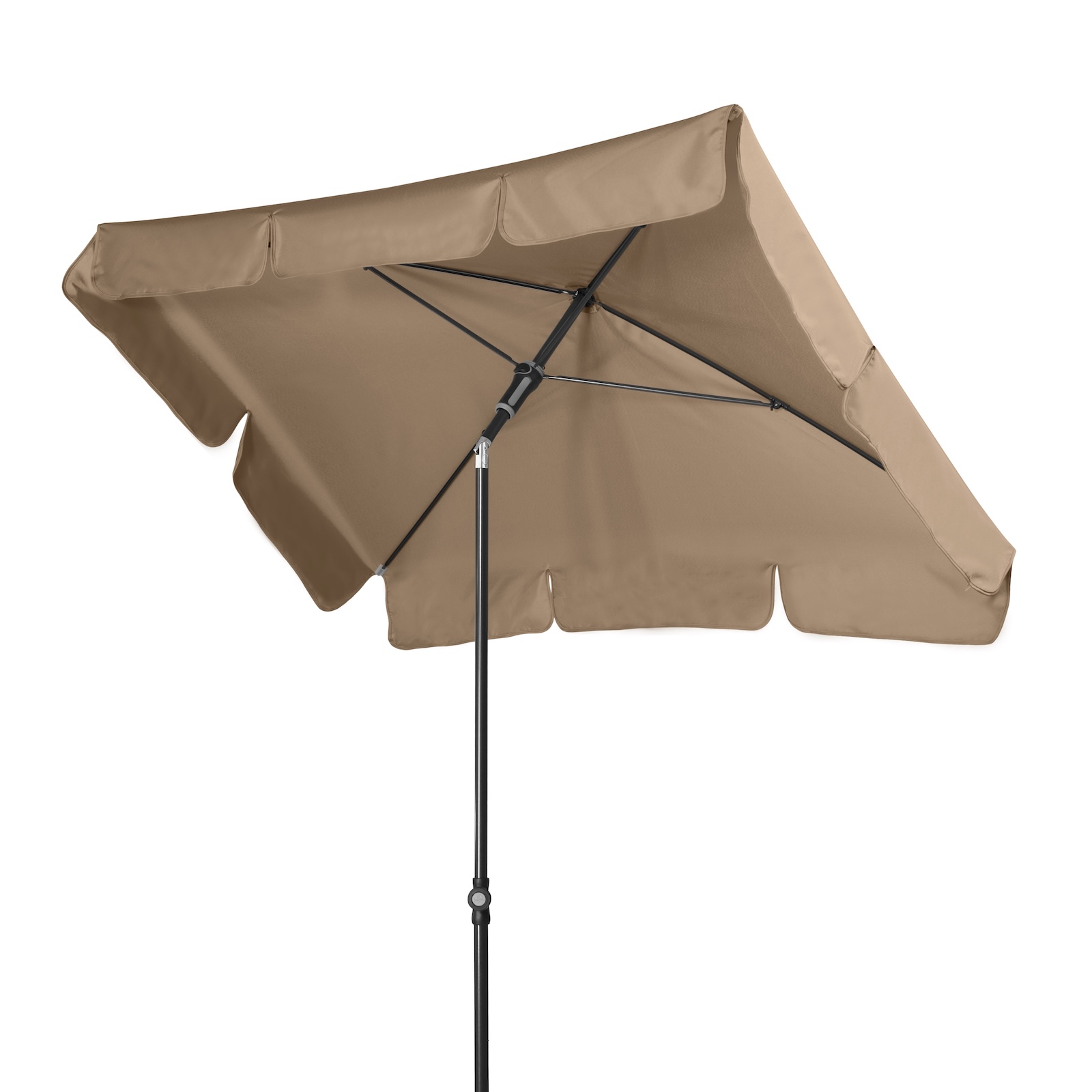 Doppler Sunline Manual Neo Waterproof 225 x 120 cm eckig Sonnenschirm in 8 Farben Mittelmastschirm Balkonschirm