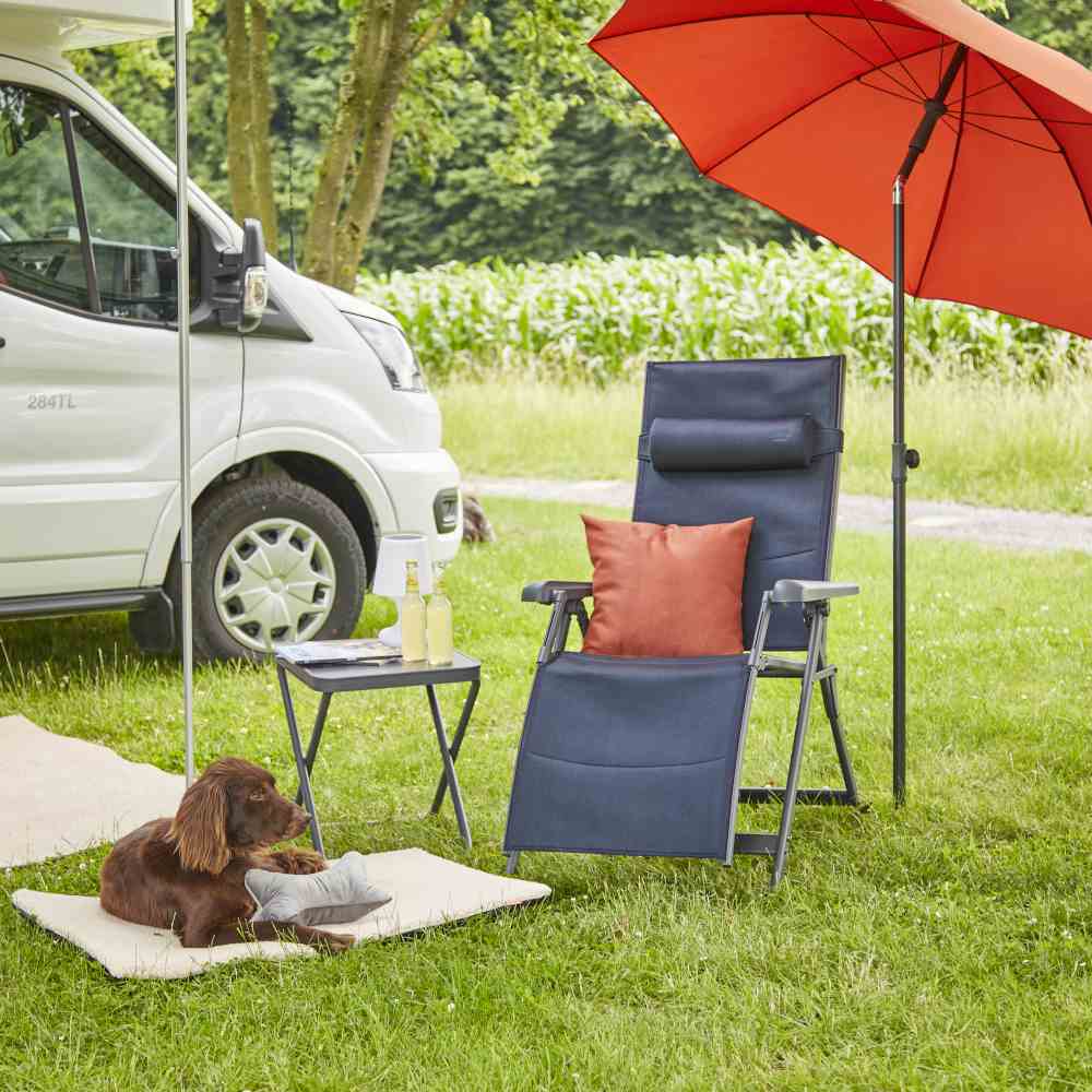 Siena Garden Campingrelax XL PREMIUM, stufenlos verstellbar, anthrazit M31057