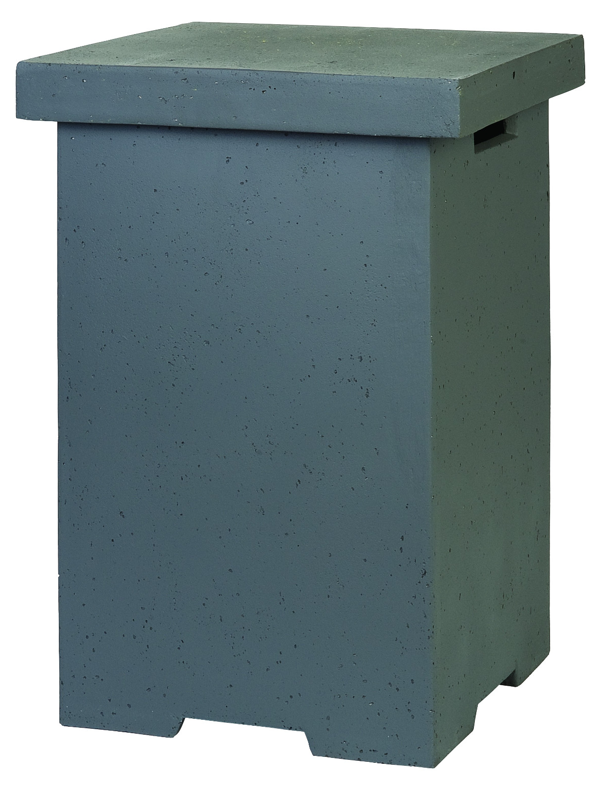 Happy Cocooning Mania Feuertisch Lounge&Dining Komplettset 19,5 kW quadratisch 76x76x67 cm Beton-Optik grau