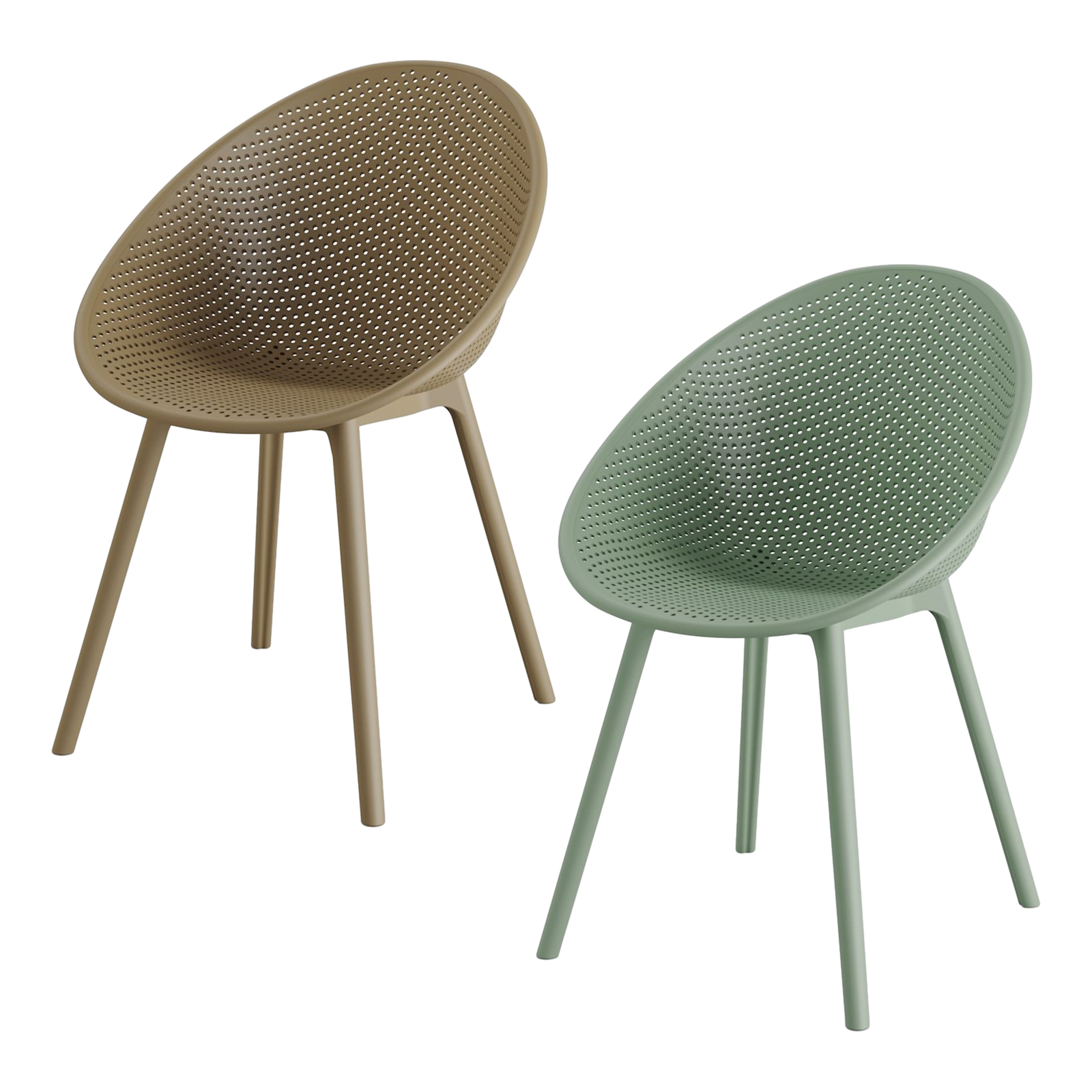 Best Qosy Outdoor Dinning Stuhl Gartenstuhl Loungestuhl Stuhl 59 x 59 x 83 cm