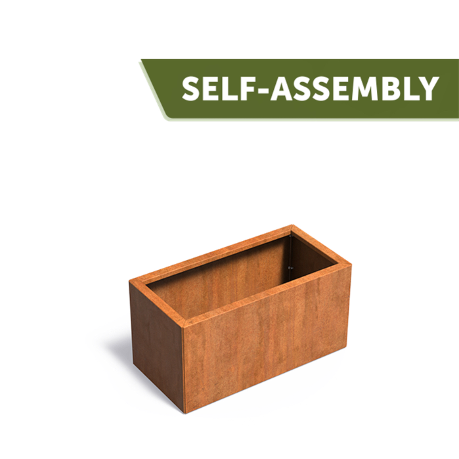 Adezz Carrez Connect ohne Boden aus Corten-Stahl Pflanzgefäß Pflanzkübel Adezz Carrez Connect ohne Boden aus Corten-Stahl Pflanzgefäß Pflanzkübel