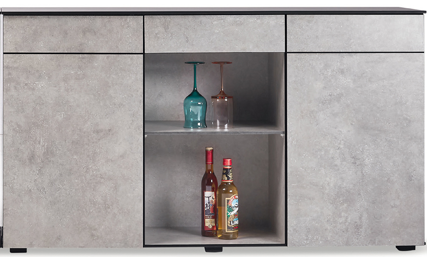 Best Freizeitmöbel Garden Outdoor Sideboard Need a Hand ca. 152x46x88 cm HPL/Cement