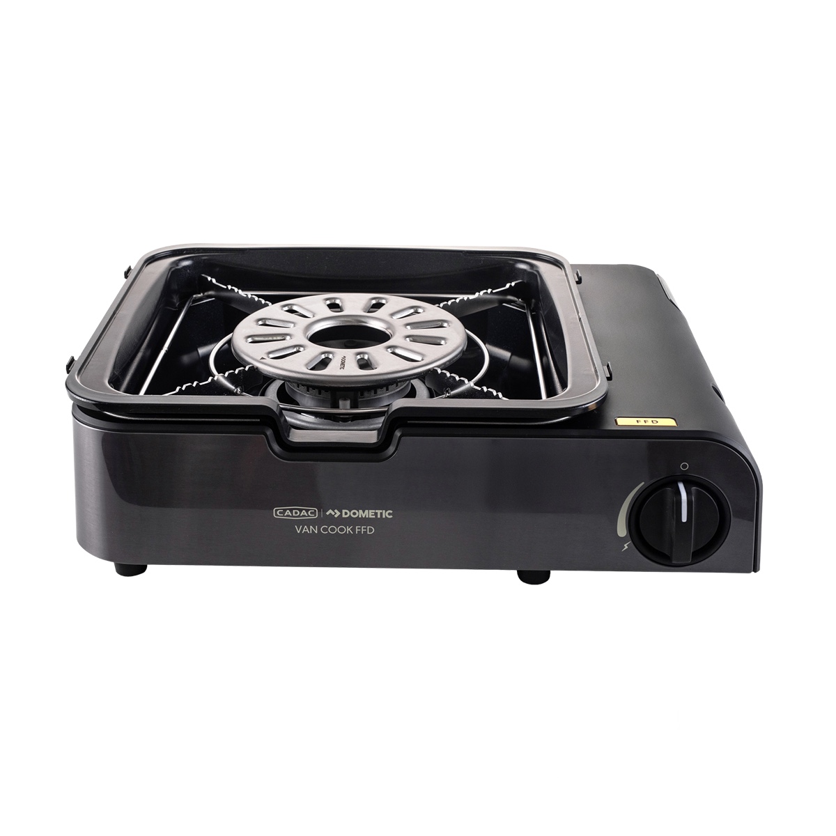 Cadac Van Cook FFD Combo Gasgrill mit Deckel Tischgrill Campinggrill 1025-20-UN