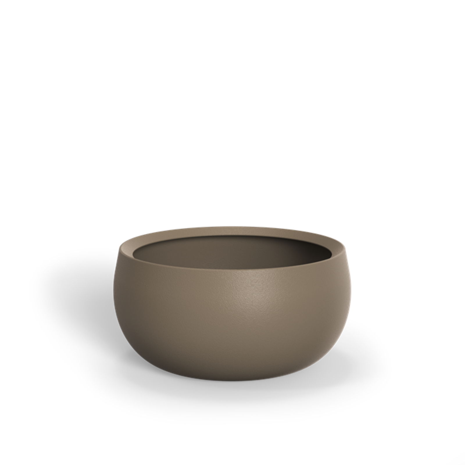 Adezz Lora Pflanzgefäß Fiberglas Pflanzkübel Blumenkübel 80x40 cm beigegrau