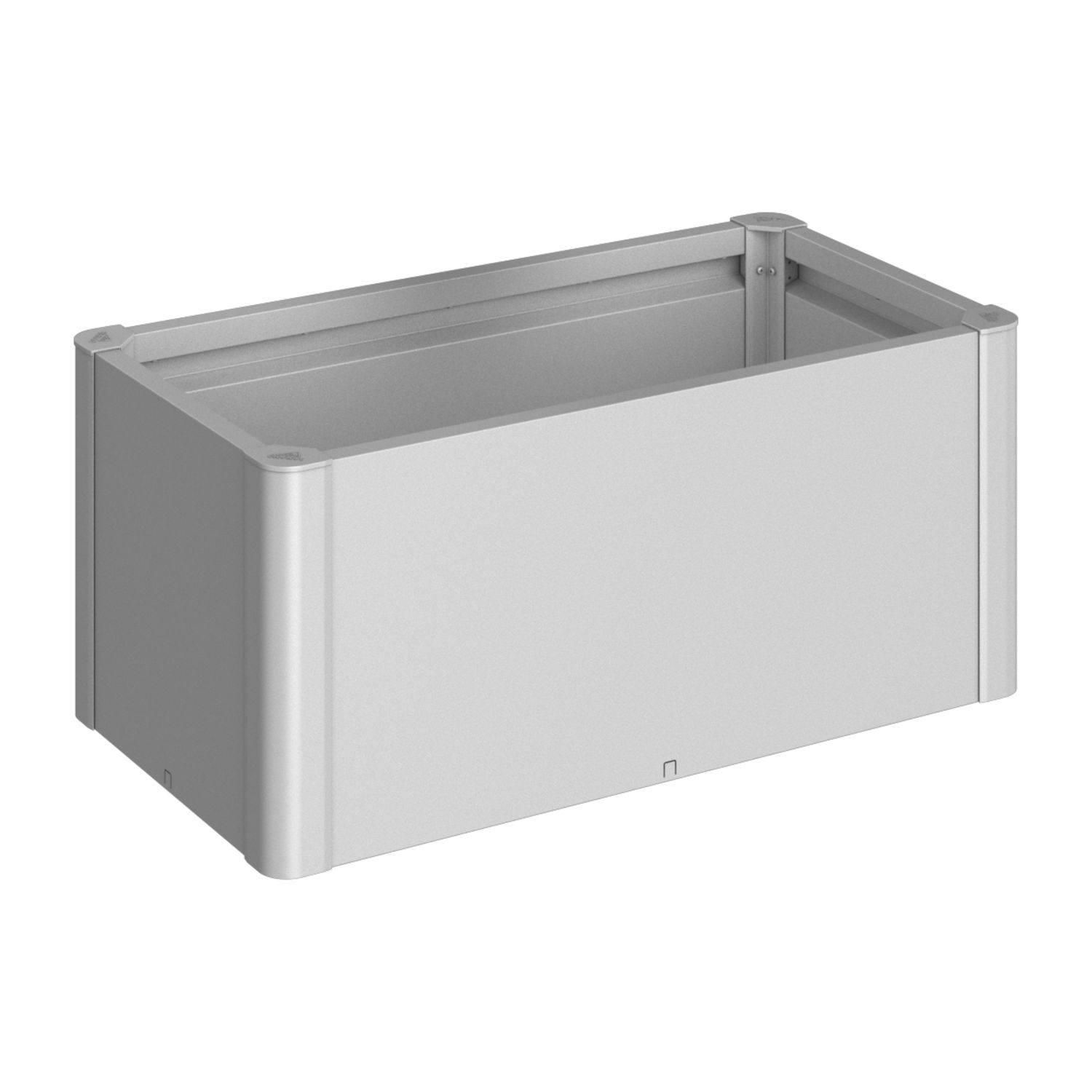 Biohort Pflanzbeet Belvedere® silber-metallic Pflanzgefäss Hochbeet