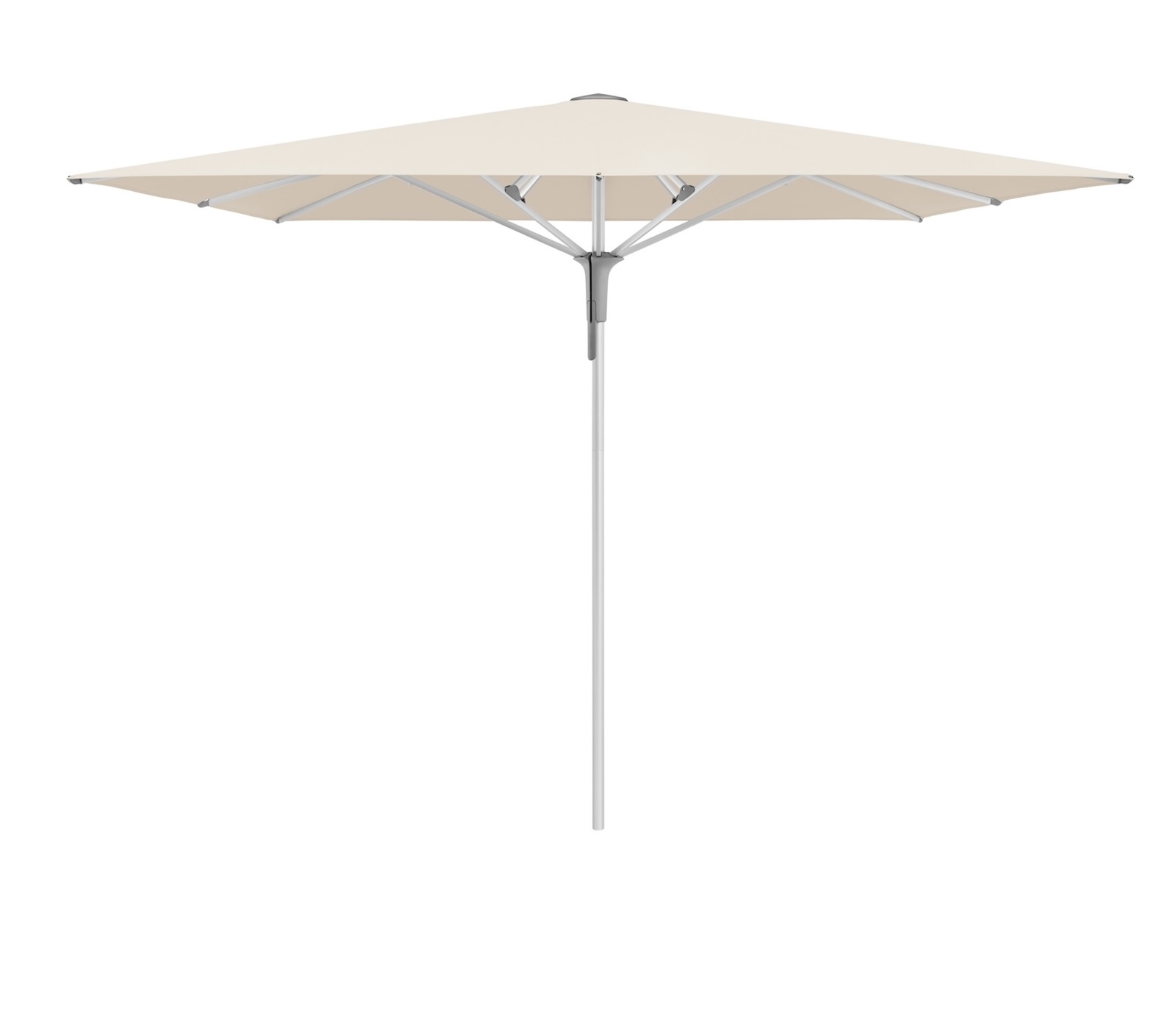 GLATZ Sonnenschirm FORTERO® Pro quadratisch 350 x 350 cm Farbe 523 Champagne 100 % Polyacryl Mittelstock