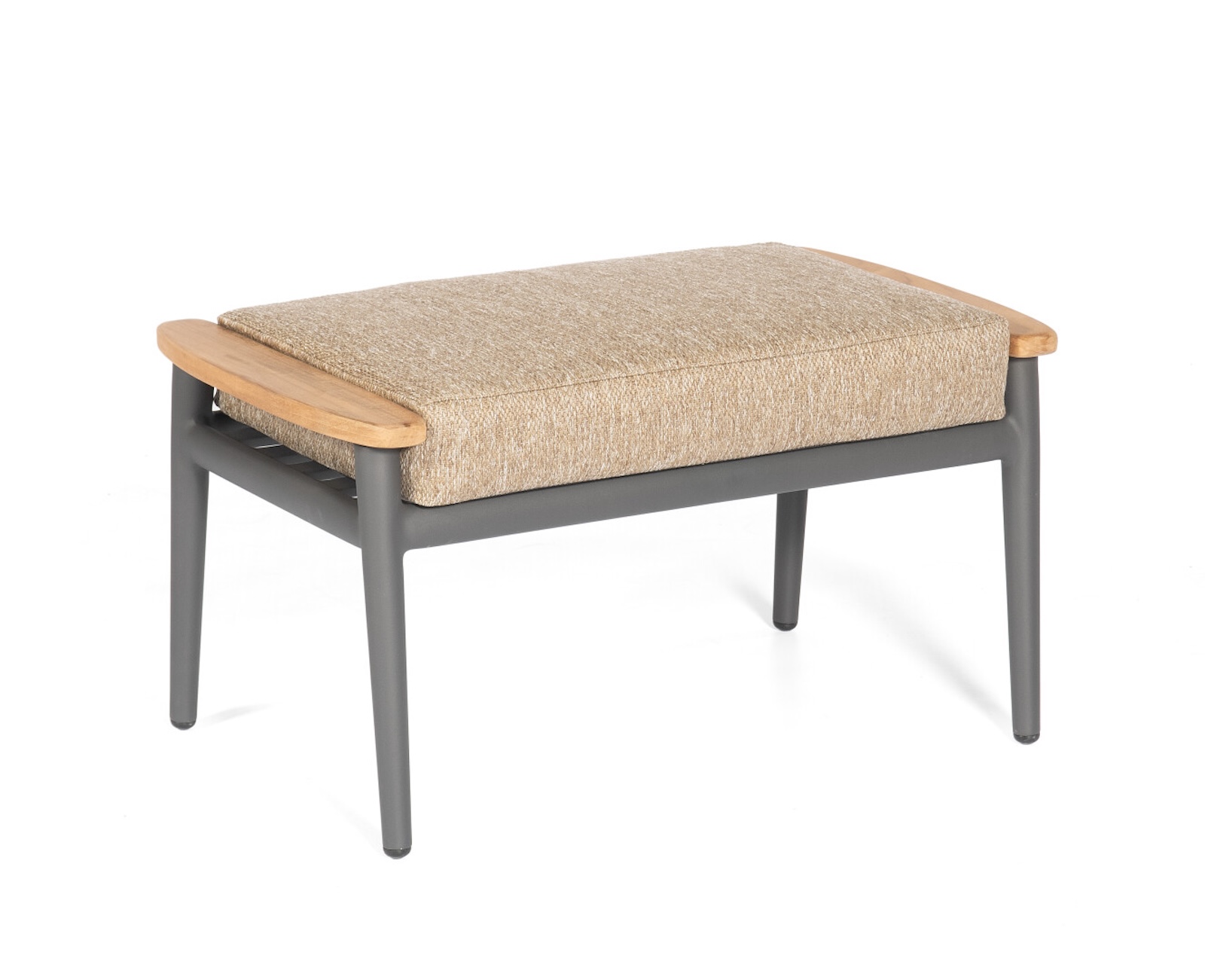 Sonnenpartner MONTGOMERY Hocker Fußhocker Sitzhocker Teakholz 48 x 77 x 44 cm