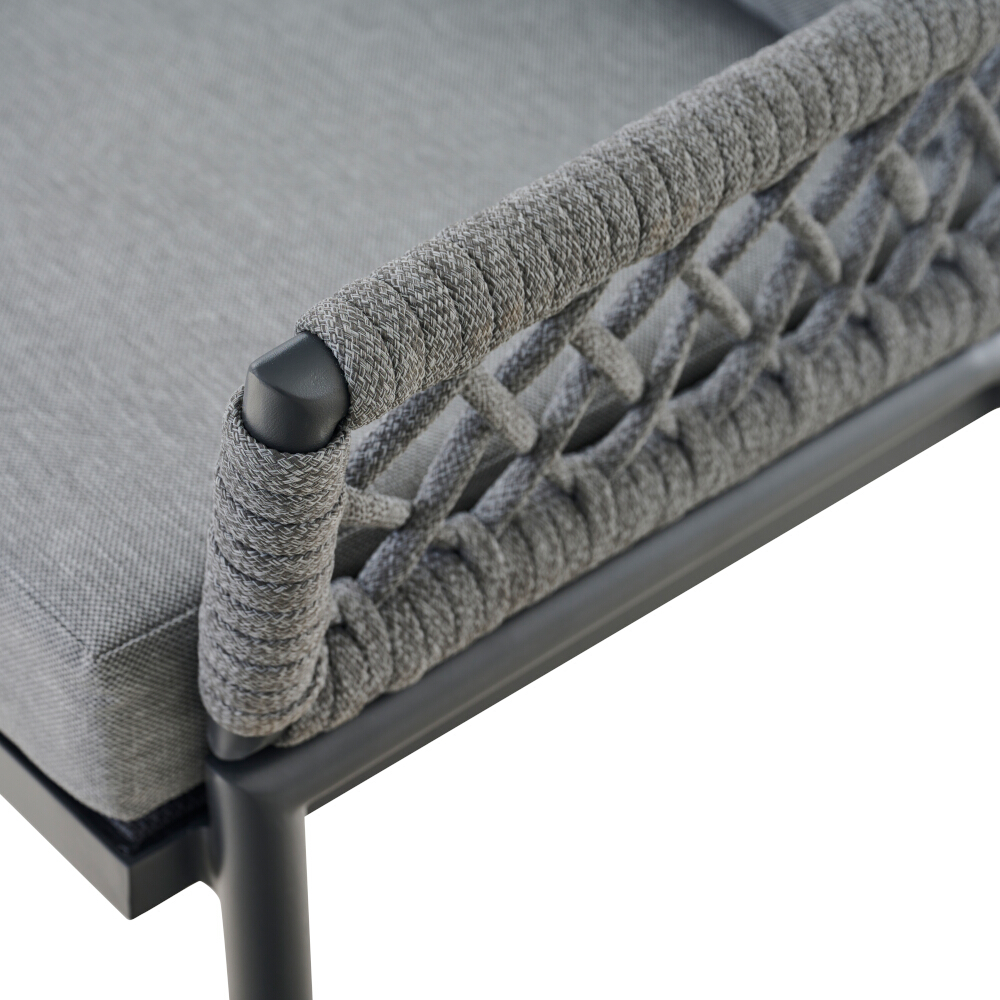 Siena Garden Chester Comfort+ Sessel anthrazit/grau