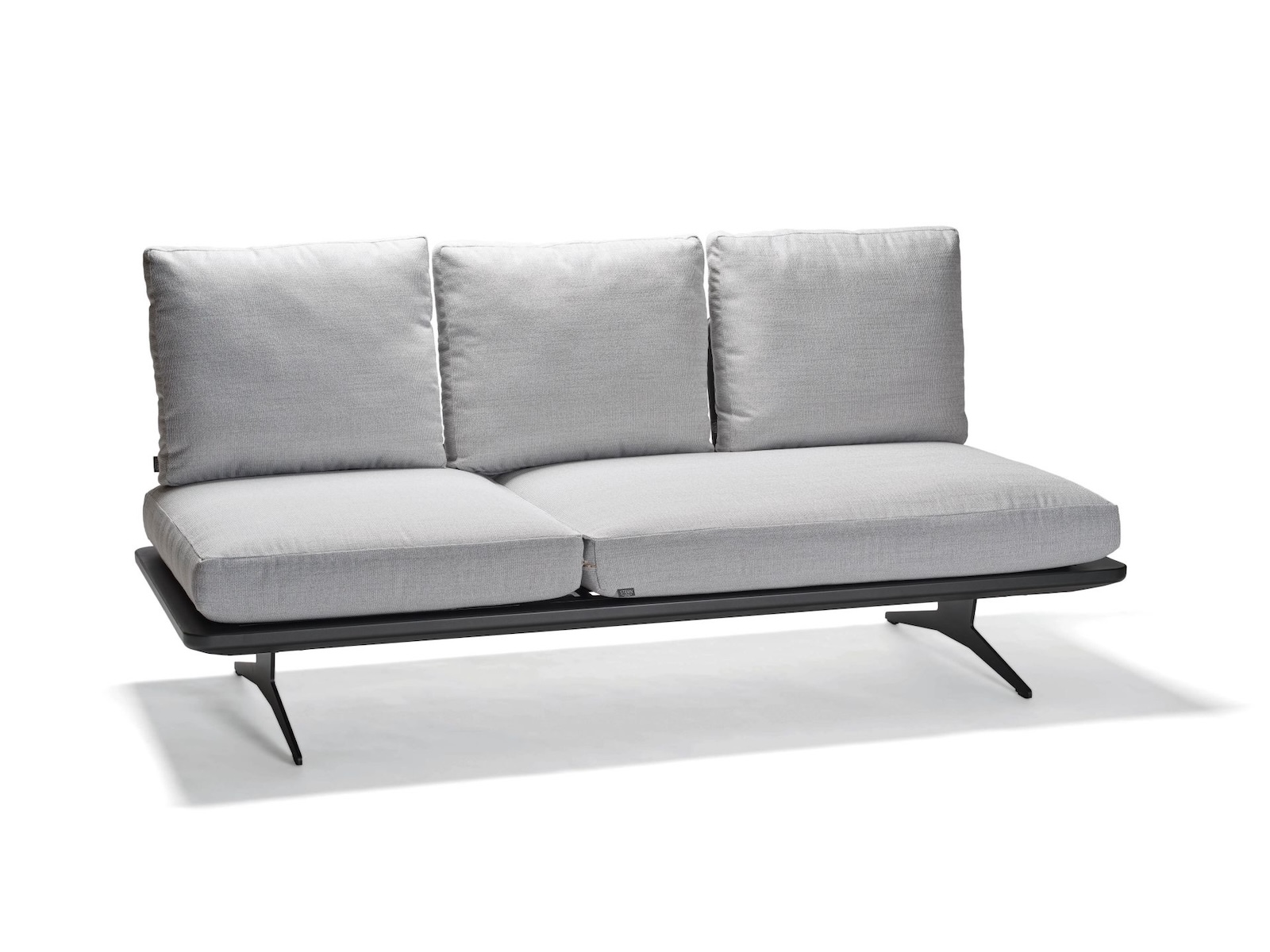 Stern Enya Lounge-Set 7-teilig perlgrau Lounge-Bank Tisch Eckmodul Mittelelement Anstcktische