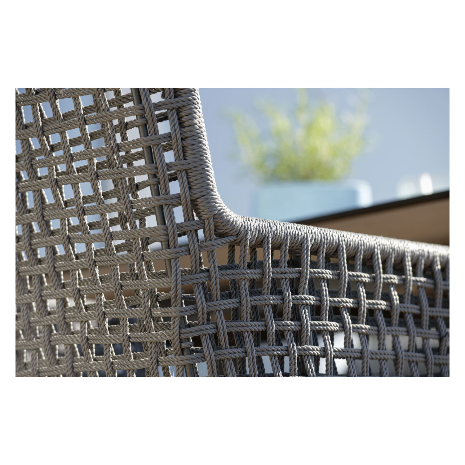 Stern 5-teiliges Dining-Set Greta mit Interno 180x100 cm Alu anthrazit/platin/seidengrau mit Eckbank