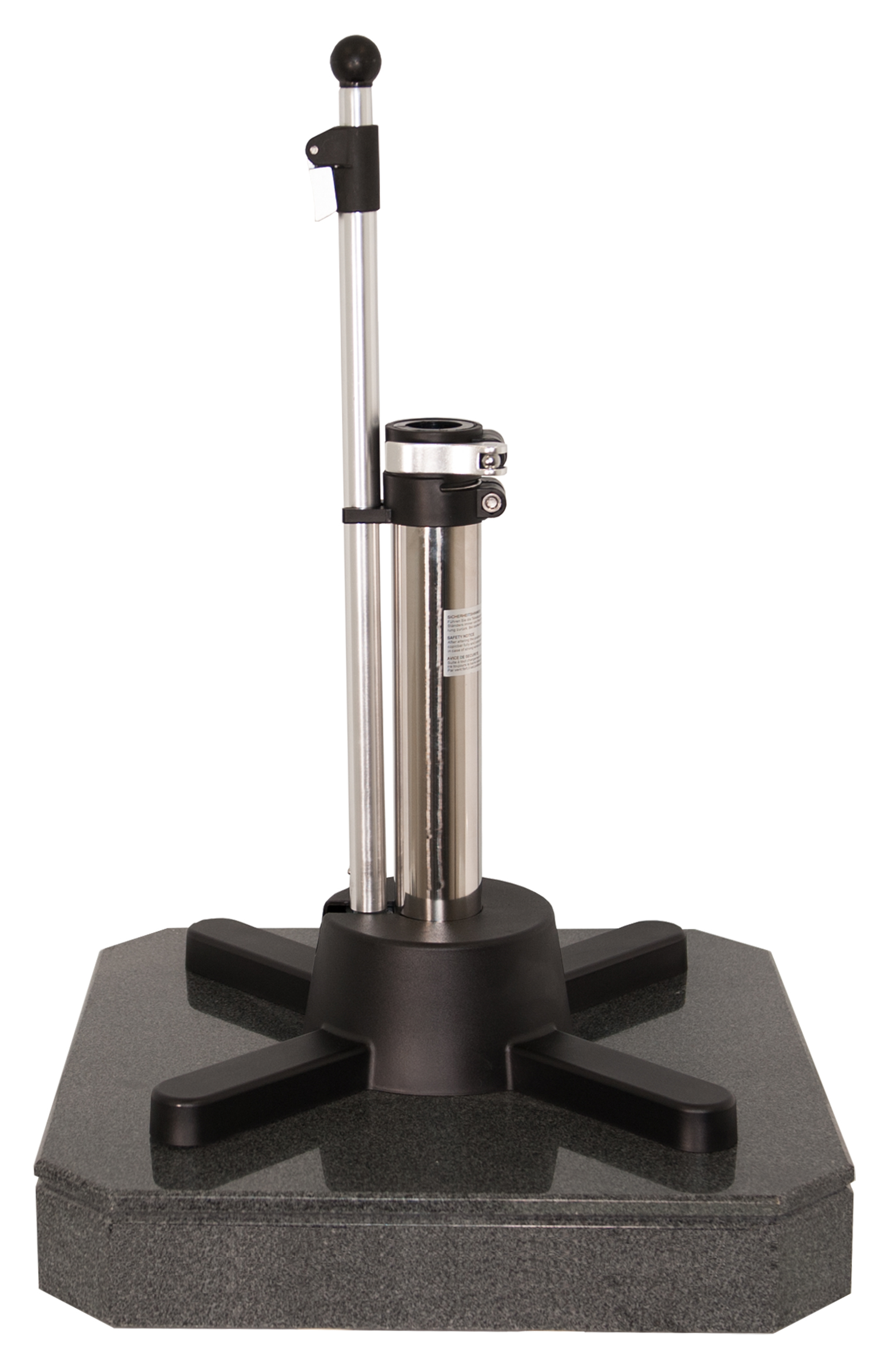 Liro Schirmständer Mini Plus 50 K mit Schnellspannung Granit 51 x 51 cm dunkelgrau G50K-51-06