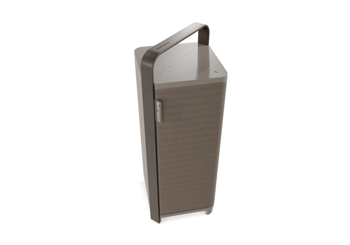 sonoro Vibes L Tragbarer Outdoor Bluetooth Lautsprecher mit HiFi-Klang Tan