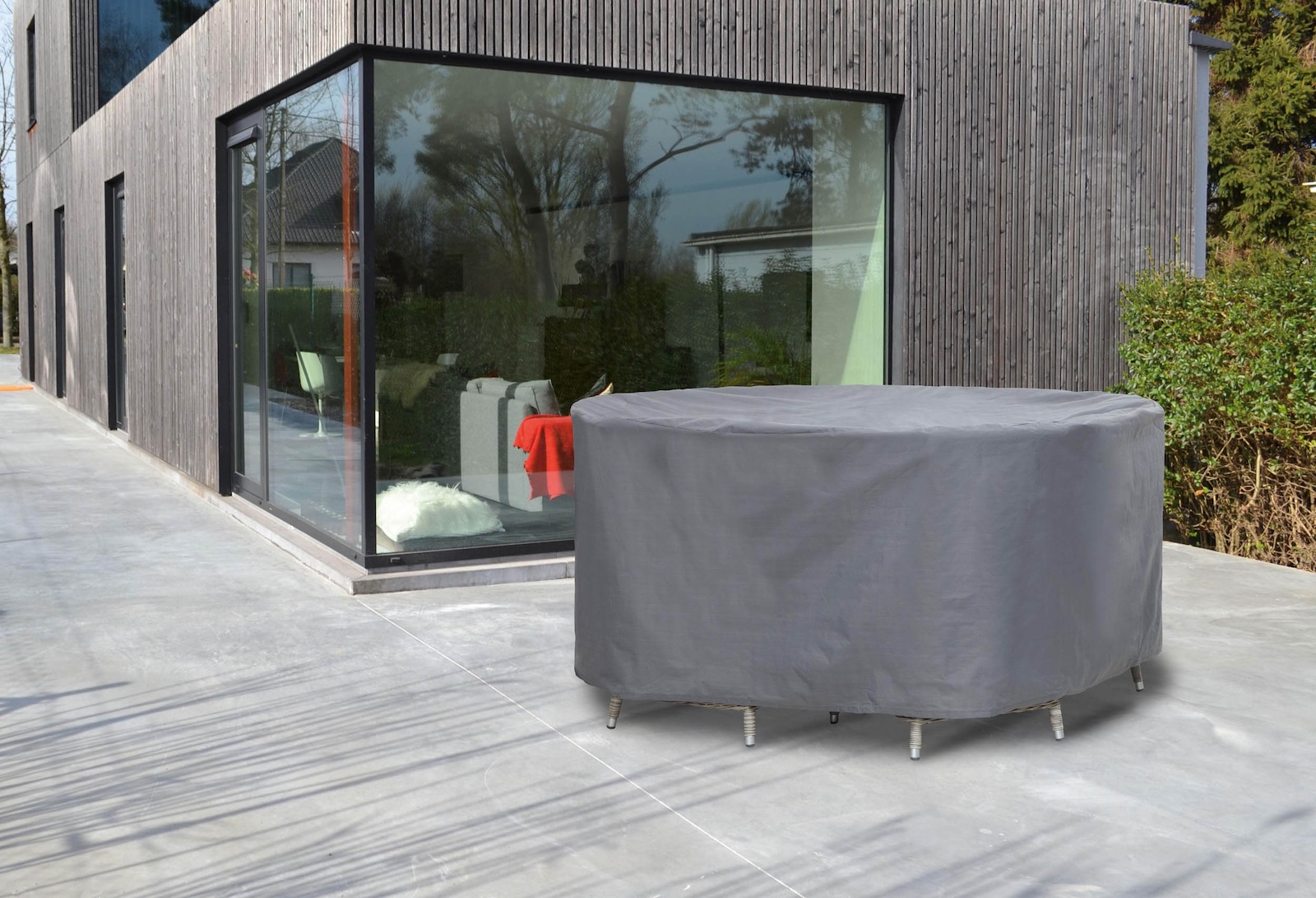 Best Schutzhülle Abdeckhaube Schutzhaube für Möbelsets klein/small Ø200x85 cm