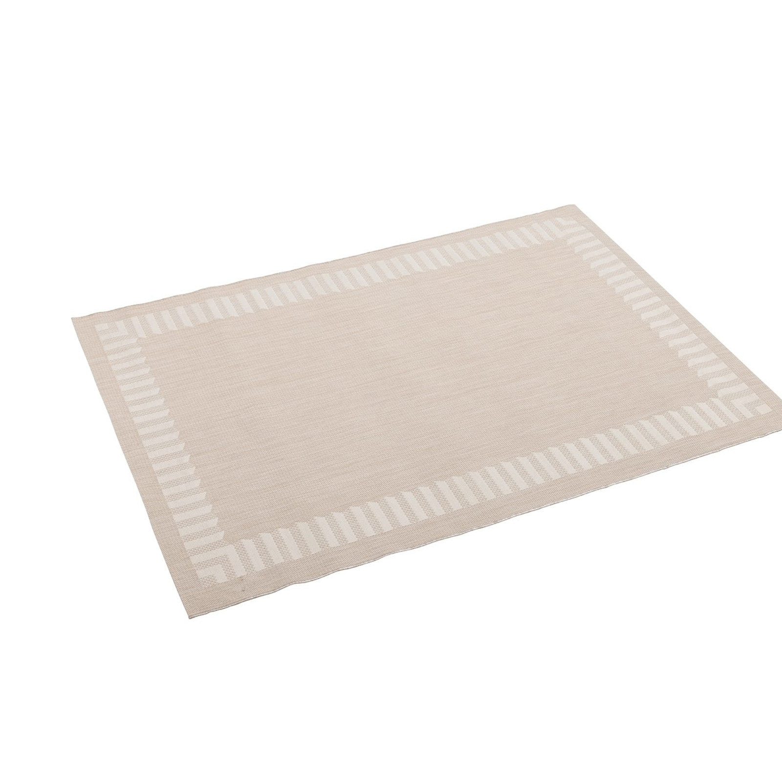 Kettler Outdoorteppich Frame Größe 160x230 cm, beige grau