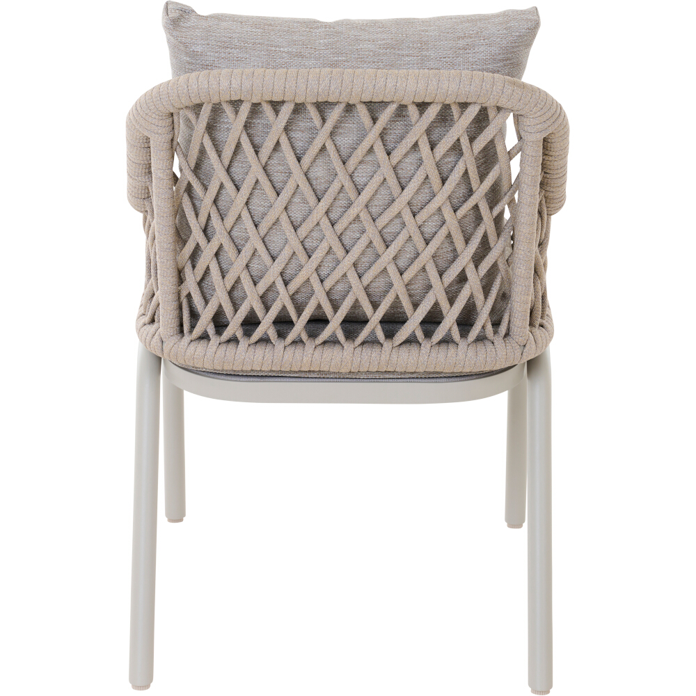 Siena Garden Chester Sessel matt seidengrau/taupe-grau