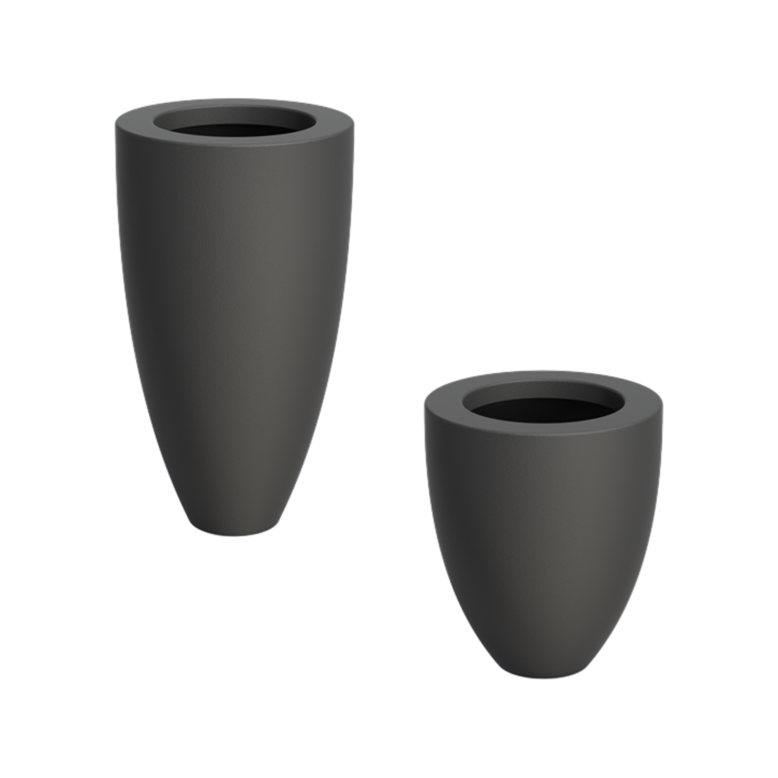 Adezz Canna Pflanzgefäß Fiberglas Pflanzkübel Blumenkübel Blumentopf schwarz Adezz Canna Pflanzgefäß Fiberglas Pflanzkübel Blumenkübel Blumentopf schwarz