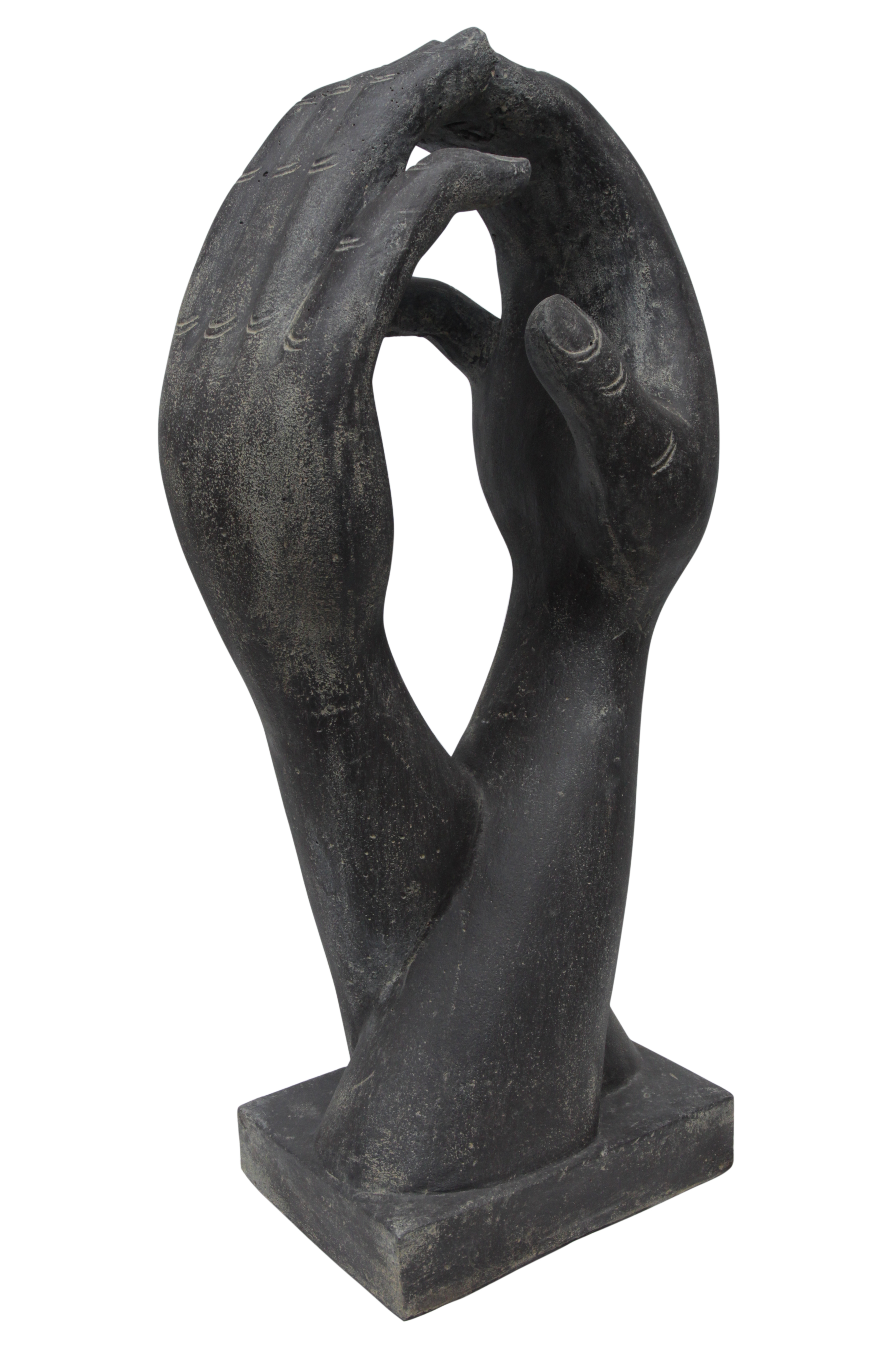 Asiastyle 2 Hände auf Sockel stehend abstrakte Skulptur Kunstfigur 100 cm Steinguss antikfinish Asiastyle 2 Hände auf Sockel stehend abstrakte Skulptur Kunstfigur 100 cm Steinguss antikfinish