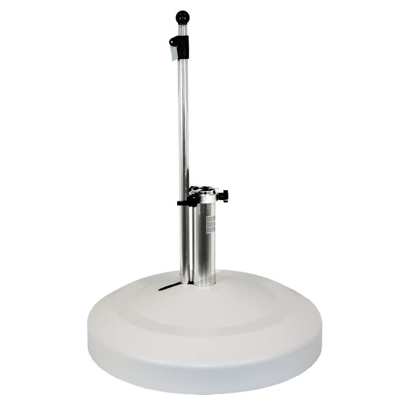 Liro Schirmständer Midi 60 S mit flexibler Klemmung Ø61 weiß 50S-61-01