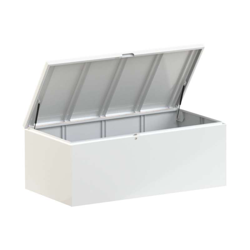 One To Sit Aufbewahrungsbox Storage Box Aluminium weiß RAL 9016 200 cm