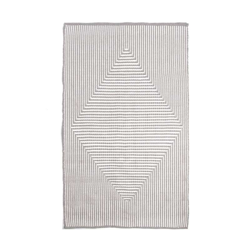 Fab Hab Denver Outdoorteppich 240 x 300 cm Gray aus recycelten PET-Flaschen grau