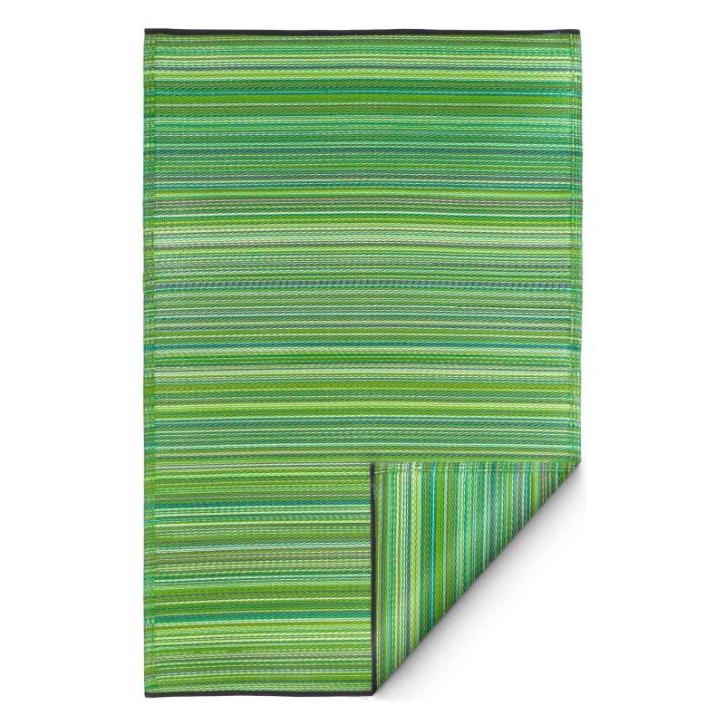 Fab Hab Cancun Outdoorteppich 240 x 300 cm Green aus recyceltem Plastik grün