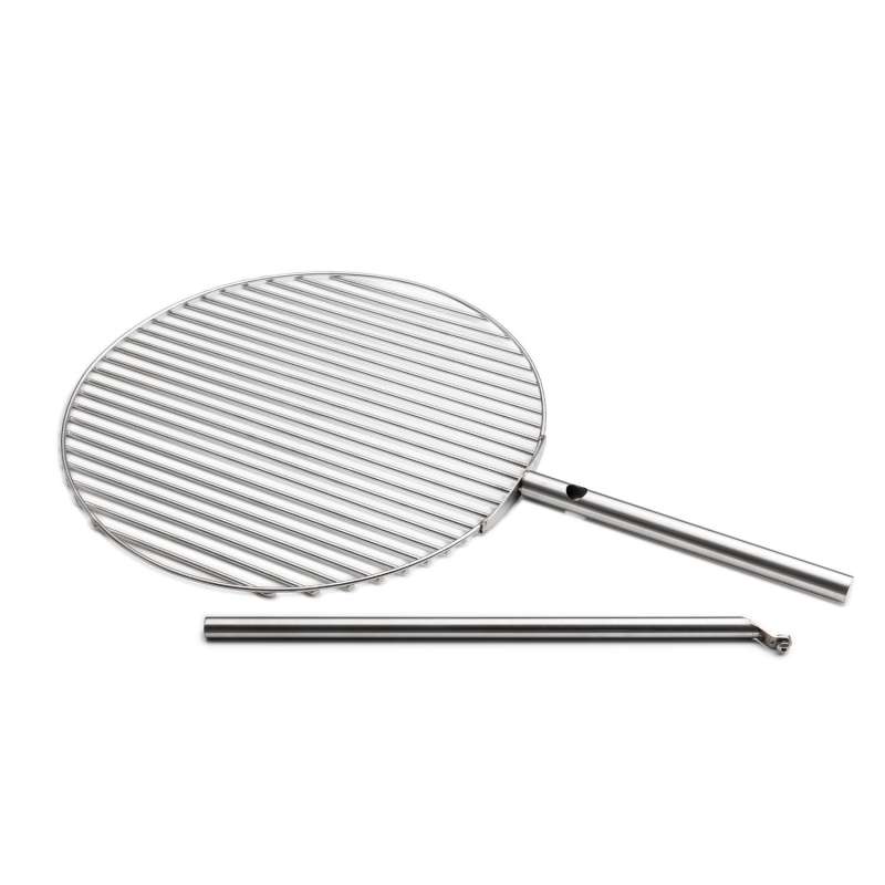 höfats schwenkbarer Grillrost für Feuerschale TRIPLE 90 Edelstahl Ø 55 cm Grill Lagerfeuer