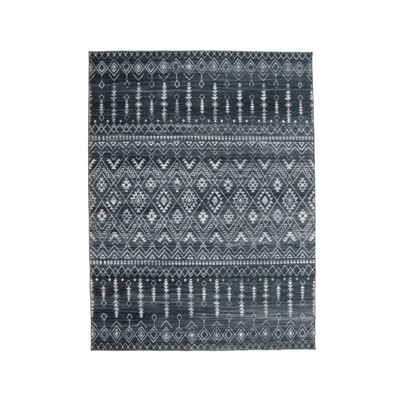 Fab Hab RealLife Teppich Rug Moroccan Charcoal waschbar anthrazit verschiedene Größen