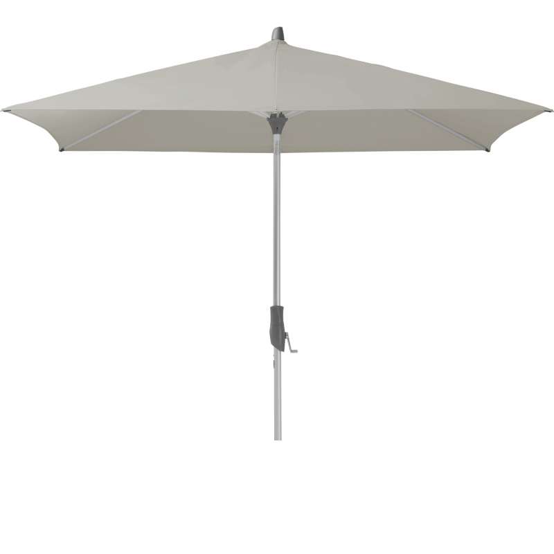 GLATZ Sonnenschirm ALU-TWIST easy 210 x 150 cm Stoffklasse 2 Ash 151
