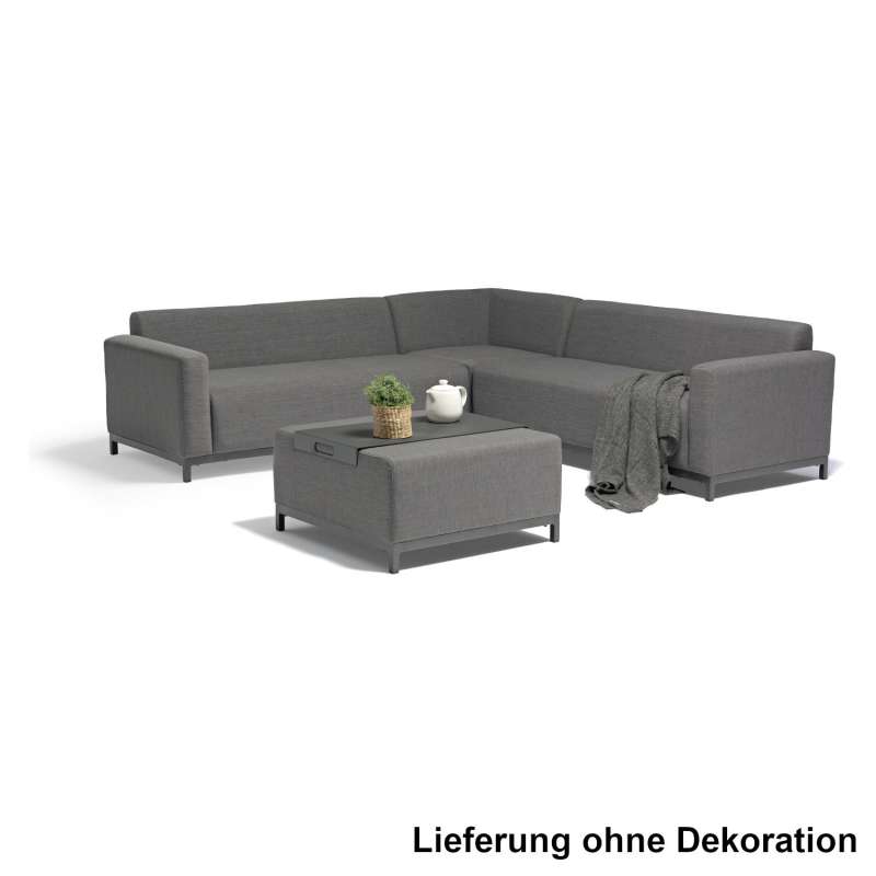 Inko Lounge-Sitzgruppe Palaneri grey Loungegruppe Loungesofa mit Tisch 230x230 cm Ecksofa