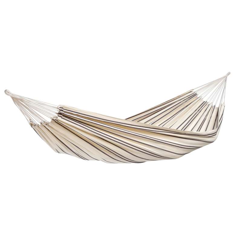 AMAZONAS XL Hängematte Barbados Cappuccino Tuchhängematte Liegefläche ca. 230 x 150 cm